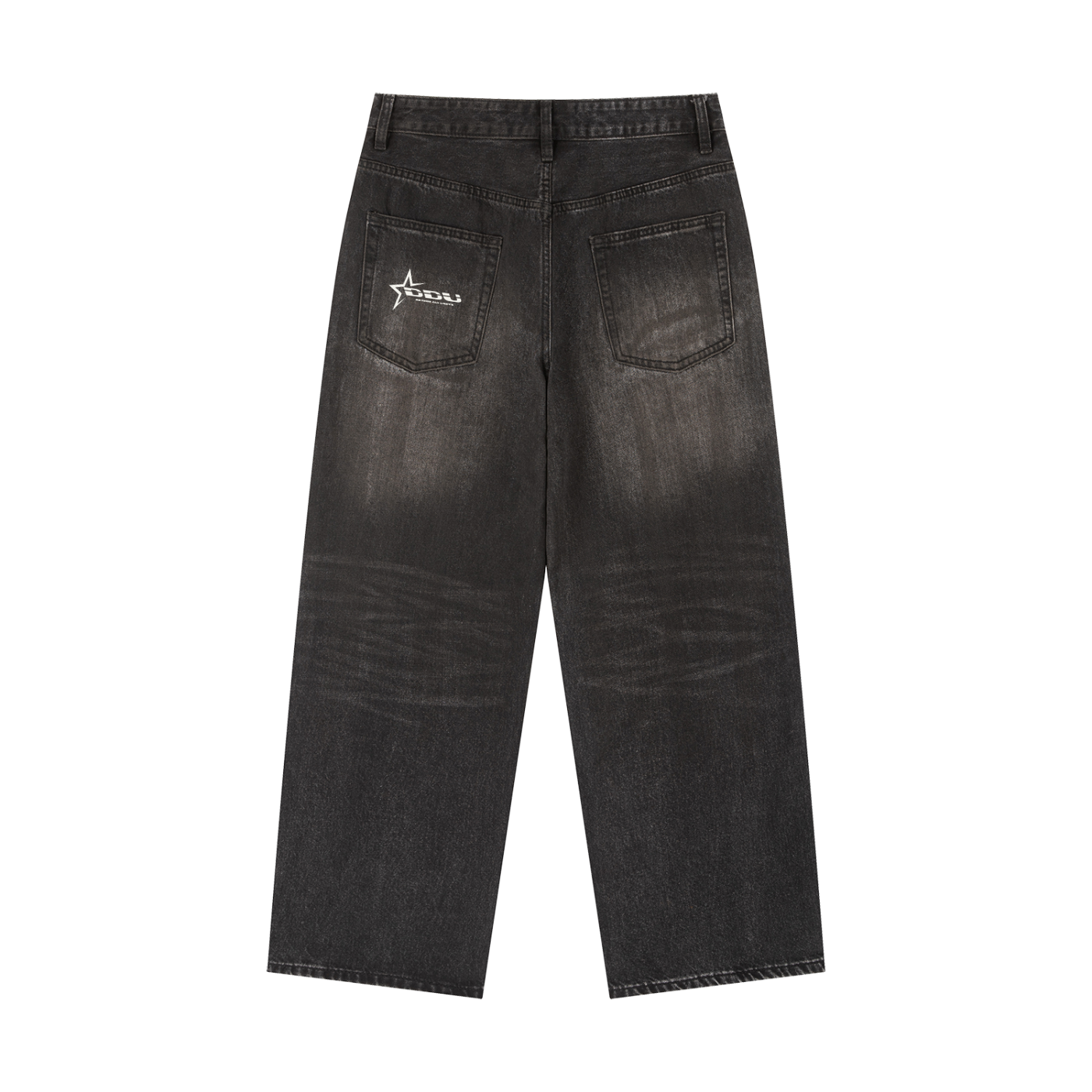 Vintage Wash Heavyweight Denim Jeans