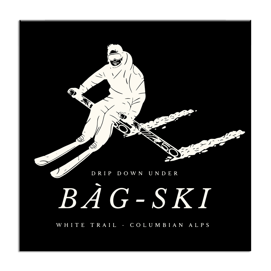 Bag Ski Sticker