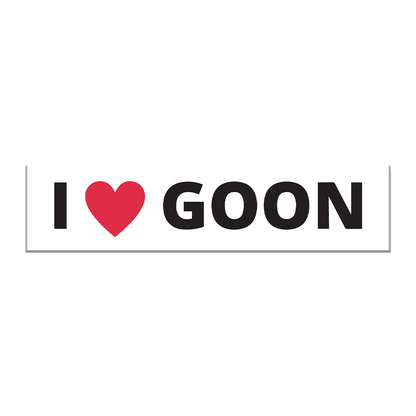 I <3 Goon Sticker